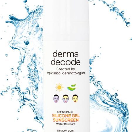 Derma Decode Waterproof Sunscreen For Sports / Cricketers | SPF 50 Pa ++++ Durable, Water-Resistant, Sweat-Proof | Prolonged Broad Spectrum UVA/UVB, Blue Light & Sun-burn...