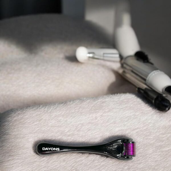 Derma Roller for Face with 540 Micro Needles, Microneedling Skin Care Tool - Facial Roller for Acne Scars,For Hair Growth and Beard Growth (1.5mm)