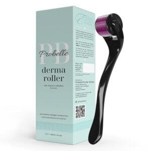 Derma Roller for Hair & Beard Growth – 0.5mm Microneedling Tool to Stimulate Thicker, Healthier Hair – Premium Titanium Needles for Men & Women