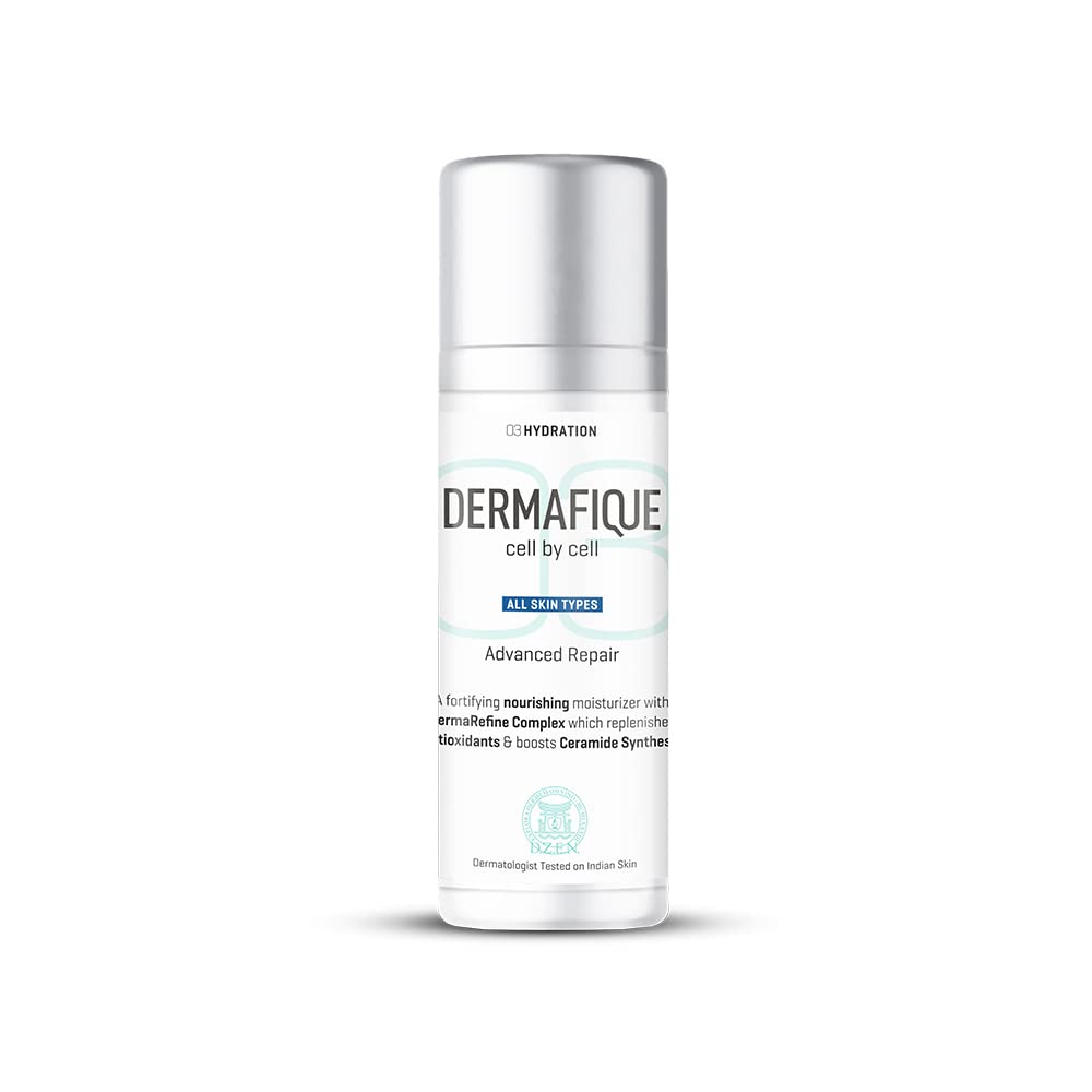 Dermafique Advanced Repair Night Cream with Niacinamide – 30g, Moisturizer for Face, 5x Ceramide Synthesis, Boosts Collagen Production, Enriched with Pro Vitamin E, Suitable for...