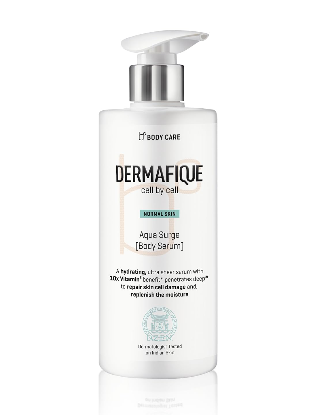 Dermafique Aqua Surge Body Lotion for Summer – 300ml | Protects Against UV Action | 10x Vitamin E Benefits, Glycerine, Shea Butter| Repairs Skin Cell Damage | Dermatologist...