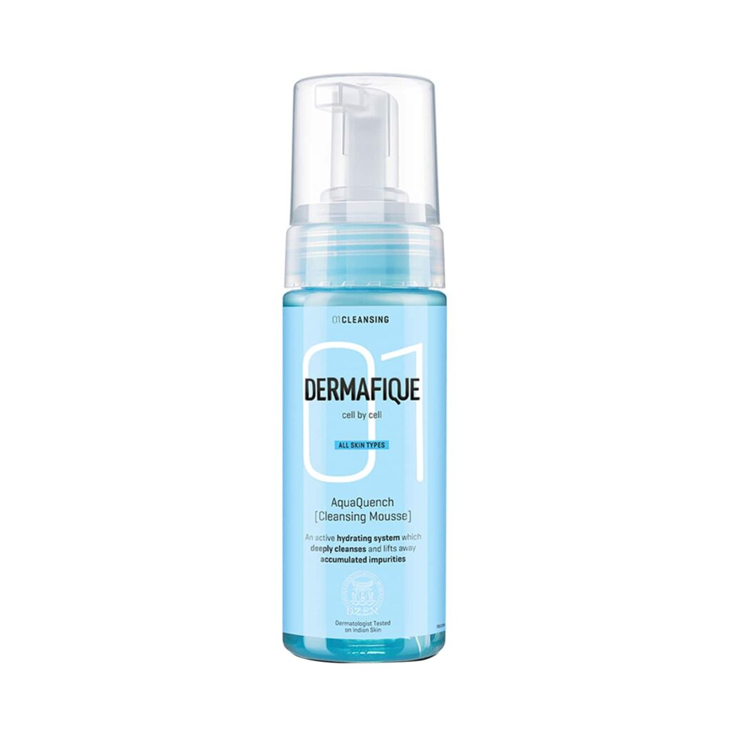 Dermafique Aquaquench Cleansing Mousse Facewash (150ml) - Dermafique