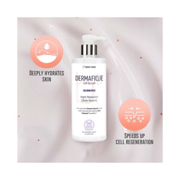 Dermafique Night Replenish Body Moisturizer Serum (500 ml) - Dermafique