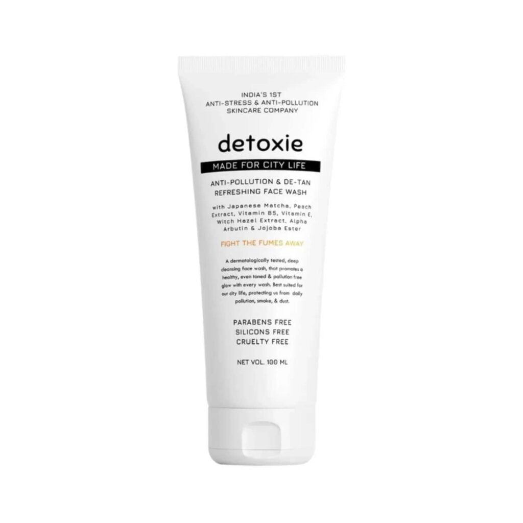 Detoxie Anti-Pollution & De-Tan Refreshing Face Wash (100ml) - Detoxie