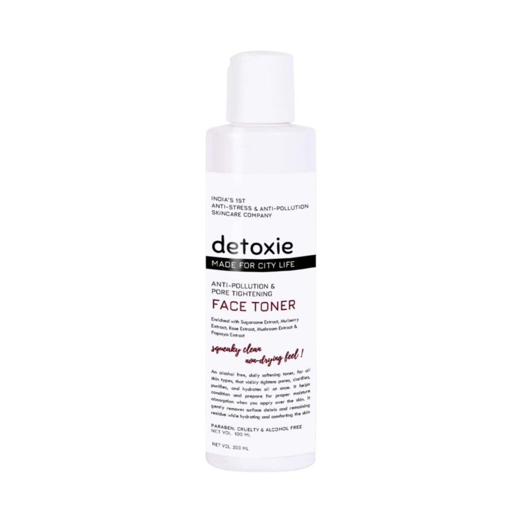 Detoxie Anti-Pollution & Pore Tightening Face Toner (100ml) - Detoxie