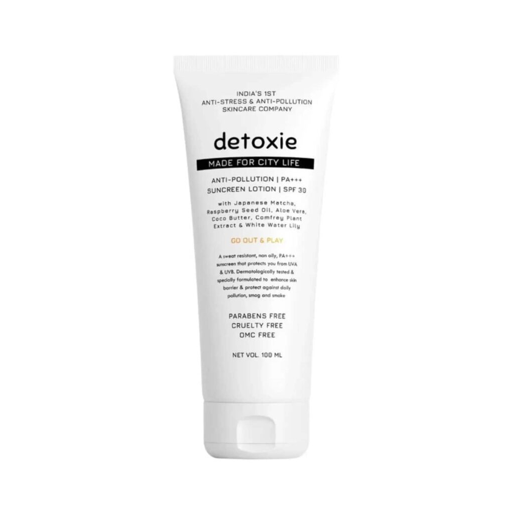 Detoxie Anti-Pollution Sunscreen Lotion (100ml) - Detoxie