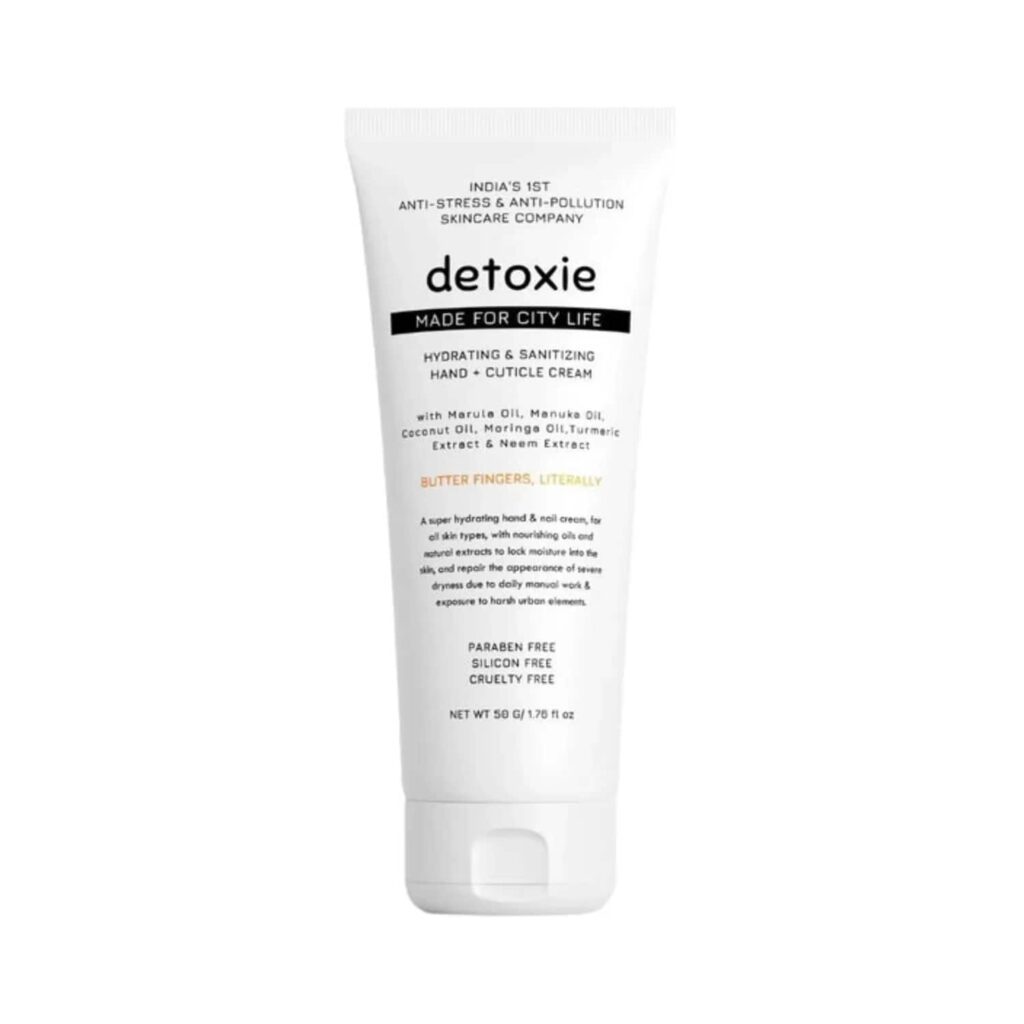 Detoxie Hydrating & Sanitizing Hand Cream (50g) - Detoxie
