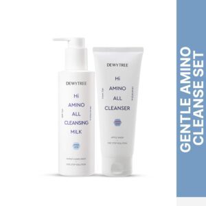 Dewytree Hi Amino All Cleansing Milk (200 ml) And Cleanser (150 ml) Combo - Dewytree