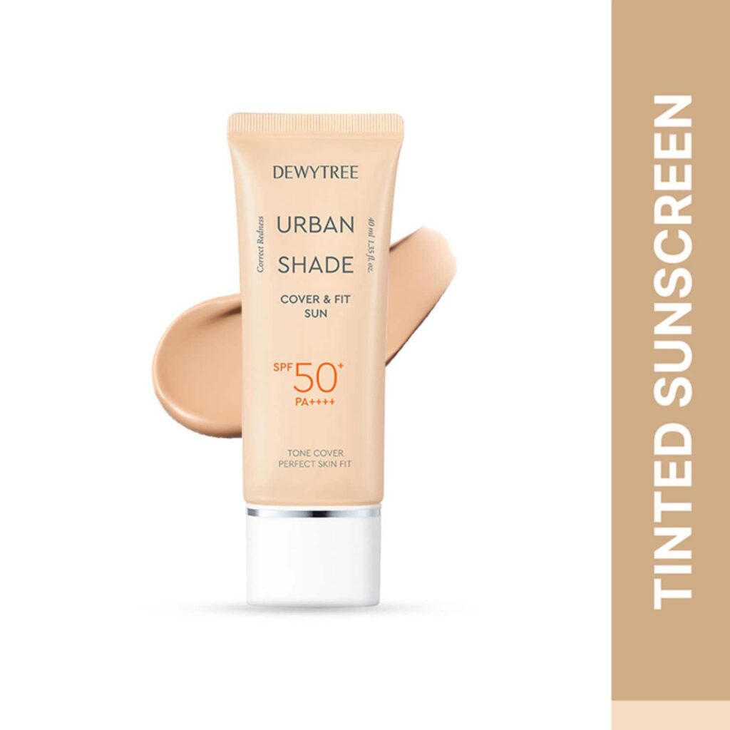 Dewytree Urban Shade Cover and Fit Sunscreen SPF 50+ PA++++ (40ml) - Dewytree