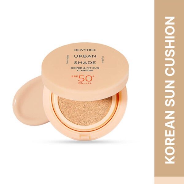 Dewytree Urban Shade Moisture Repair Sunscreen SPF And Cover & Fit Sun Cushion SPF Combo - Dewytree