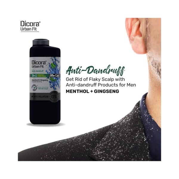 Dicora Urban Fit 2-In-1 Anti-Dandruff Shampoo Plus Conditioner (400ml) - Dicora Urban Fit