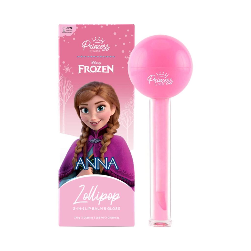 Disney Frozen Princess By RENEE Lollipop 2-In-1 Lip Balm and Gloss (7.5 g) - RENEE