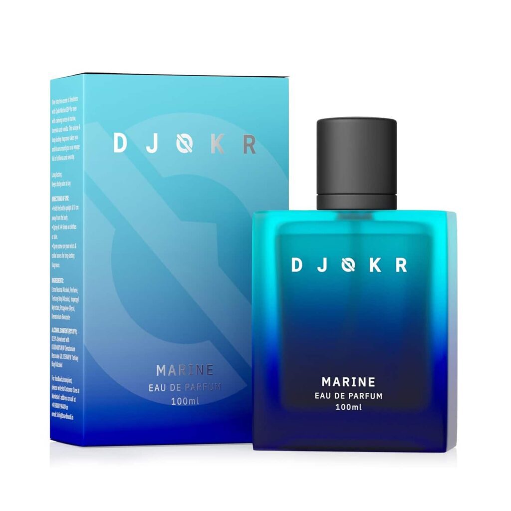 DJOKR Marine Perfume For Men - Eau De Parfum, Premium Luxury Long Lasting Spray (100 ml) - DJOKR