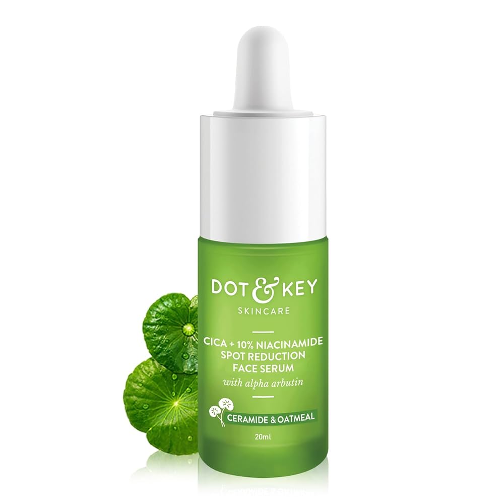 Dot & Key 10% Niacinamide + Cica Serum | Reduces Acne & Dark Spots | Niacinamide Serum | Controls Excess Oil, Quick Absorbing, & Lightweight | For Oily, Acne Prone & Sensitive...