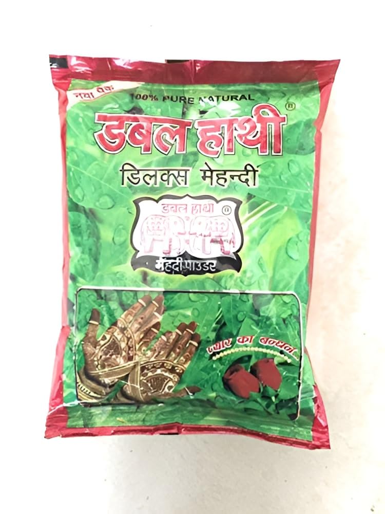 Double hathi mehendi, mehndi powder 100% natural henna mehndi 500g
