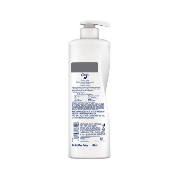 Dove Body Love Light Hydration Body Lotion (400ml) - Dove