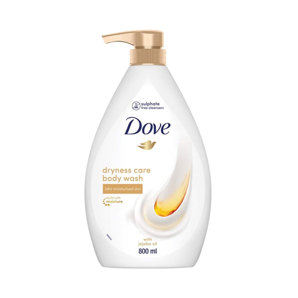 Dove Dryness Care Body Wash With Jojoba Oil (800ml) - Dove