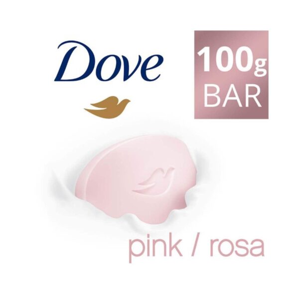Dove Pink Rosa Beauty Bathing Soap Bar (100g) - Dove