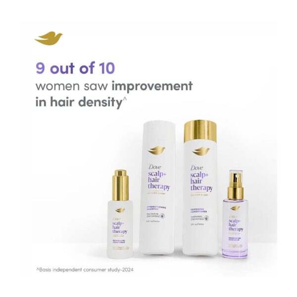 Dove Scalp + Hair Therapy Density Boost Restoring Conditioner- Niacinamide & Zinc-Peptides (270 ml) - Dove