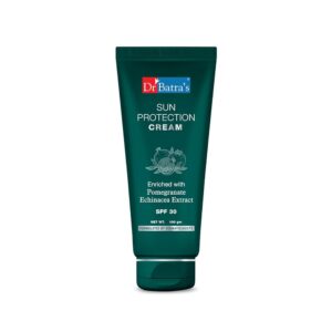 Dr Batra's Sun Protection Cream Spf 30 Sunscreen For All Skin Type - 100G, Enriched With Echinacea, Suitable For Indian Condition, Prevention From Skin Ageing, Product For Women