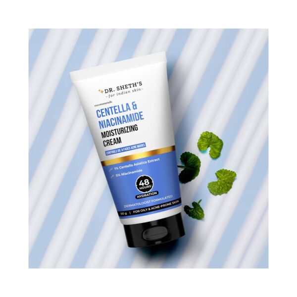Dr. Sheth’s Centella And Niacinamide Moisturizing Cream (50 g) - Dr. Sheth's