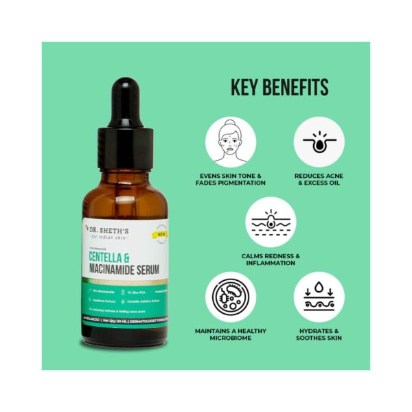 Dr. Sheth's Centella & Niacinamide Serum (30ml) - Dr. Sheth's