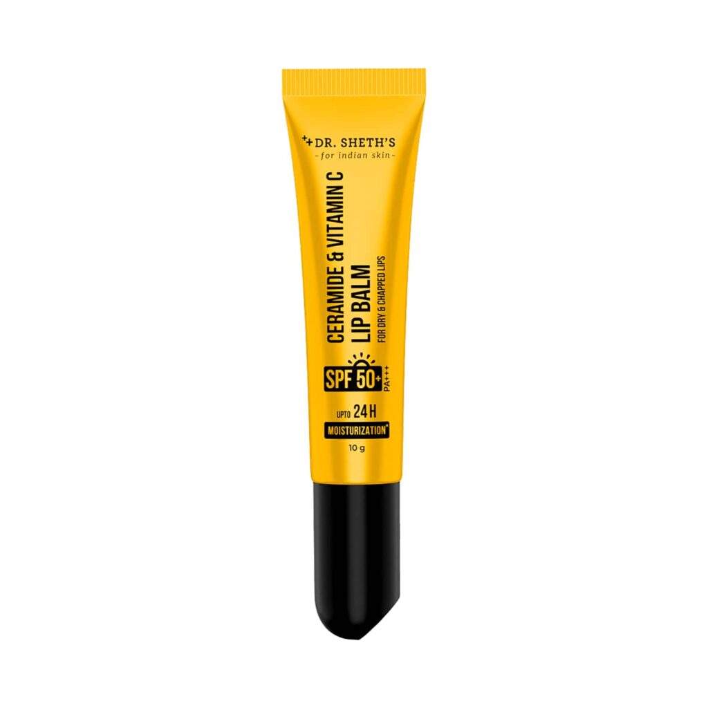 Dr. Sheth's Ceramide & Vitamin C Lip Balm Heals Dry & Chapped Lips (10 g) - Dr. Sheth's