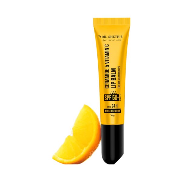 Dr. Sheth's Ceramide & Vitamin C Lip Balm Heals Dry & Chapped Lips (10 g) - Dr. Sheth's