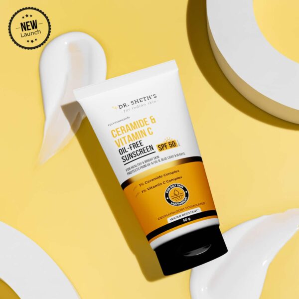 Dr. Sheth's Ceramide & Vitamin C Oil Free Sunscreen (50 g) - Dr. Sheth's