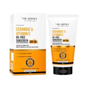 Dr. Sheth's Ceramide & Vitamin C Oil Free Sunscreen (50 g) - Dr. Sheth's