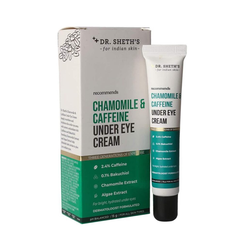 Dr. Sheth's Chamomile & Caffeine Under Eye Cream (15g) - Dr. Sheth's