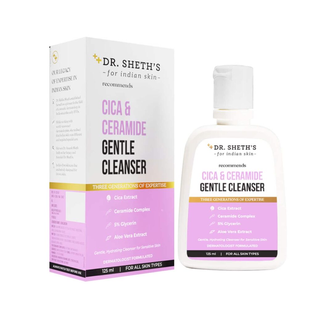 Dr. Sheth's Cica & Ceramide Gentle Cleanser (125ml) - Dr. Sheth's