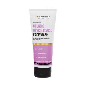Dr. Sheth's Gulab & Glycolic Acid Face Wash (100g) - Dr. Sheth's