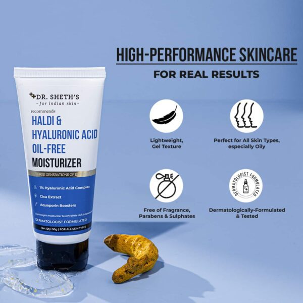 Dr. Sheth's Haldi & Hyaluronic Acid Oil (50g) - Dr. Sheth's