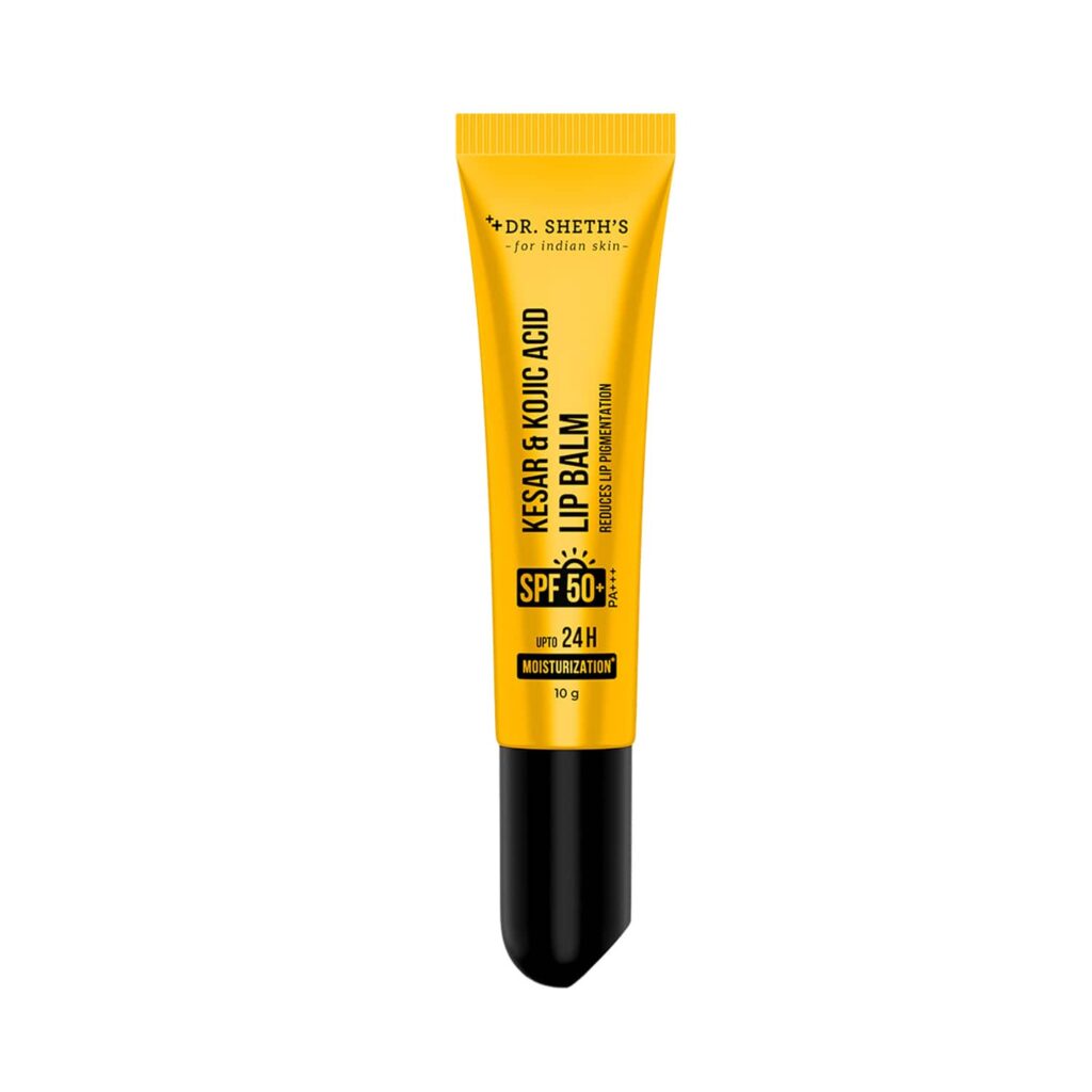 Dr. Sheth's Kesar and Kojic Acid Lip Balm (10 g) - Dr. Sheth's