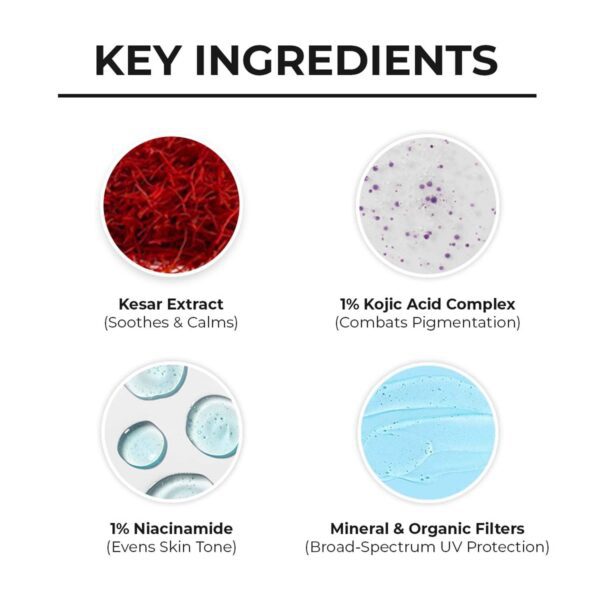 Dr. Sheth's Kesar & Kojic Acid Acid Sunscreen (125 g) - Dr. Sheth's