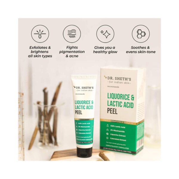 Dr. Sheth's Liquorice & Lactic Acid Peel (30g) - Dr. Sheth's