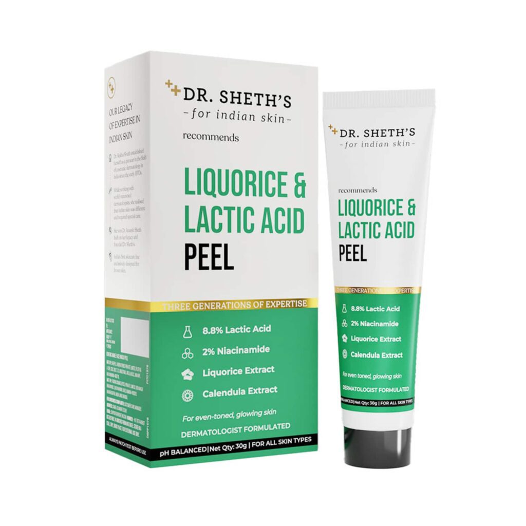 Dr. Sheth's Liquorice & Lactic Acid Peel (30g) - Dr. Sheth's
