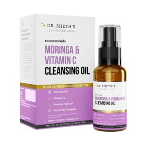 Dr. Sheth's Moringa & Vitamin C Cleansing Oil (50ml) - Dr. Sheth's