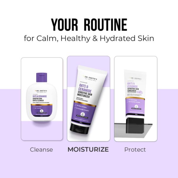 Dr. Sheth's Oat & Ceramide Sensitive Skin Moisturizer (100 g) - Dr. Sheth's