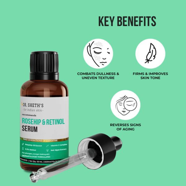 Dr. Sheth's Rosehip & Retinol Serum (30ml) - Dr. Sheth's