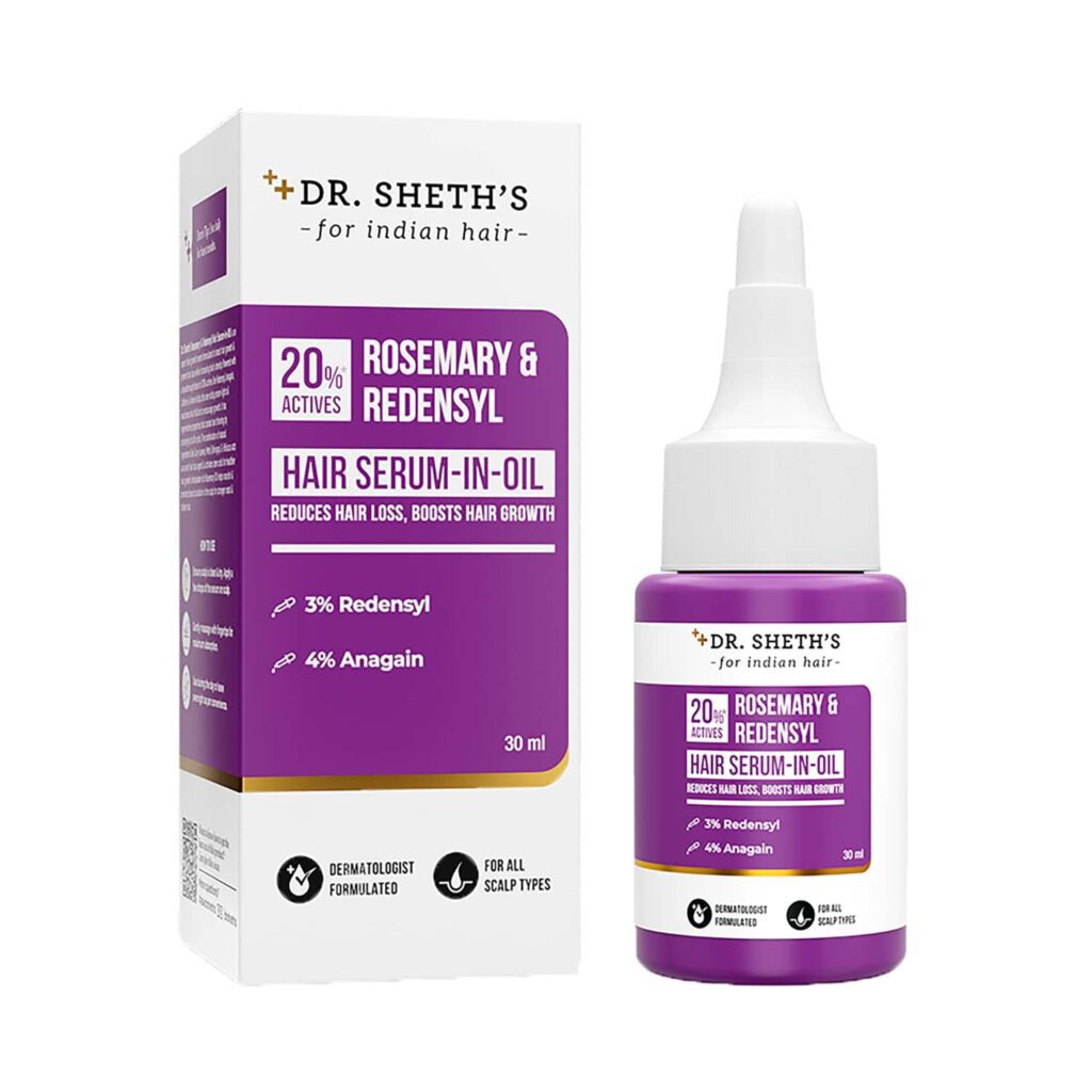 Dr. Sheth's Rosemary & Redensyl Hair Serum-In-Oil (30 ml) - Dr. Sheth's