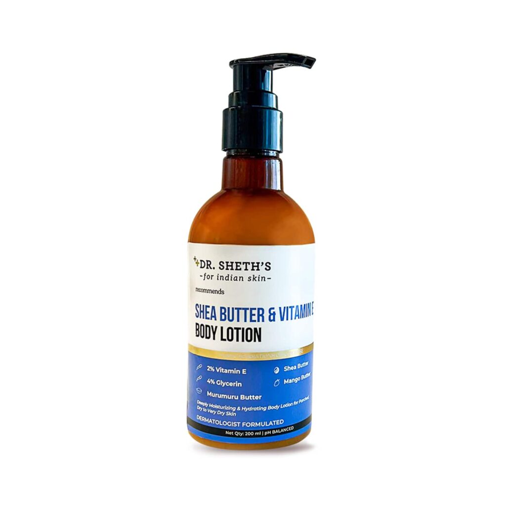 Dr. Sheth's Shea Butter & Vitamin E Body Lotion (200ml) - Dr. Sheth's