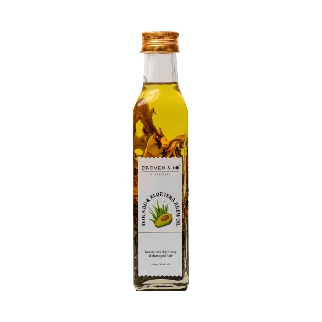 DROMEN & CO Avocado & Aloe Vera Brew Oil (250ml) - DROMEN & CO