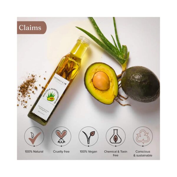 DROMEN & CO Avocado & Aloe Vera Brew Oil (250ml) - DROMEN & CO