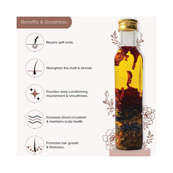 DROMEN & CO Exotic Himalayan Brew Hair Oil (250ml) - DROMEN & CO