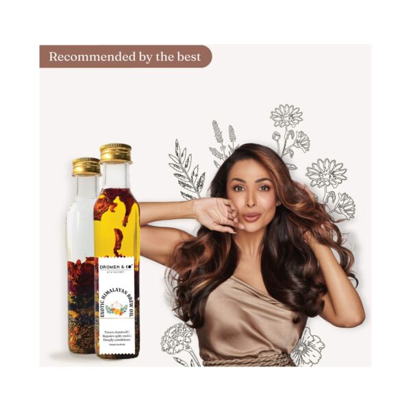 DROMEN & CO Exotic Himalayan Brew Hair Oil (250ml) - DROMEN & CO