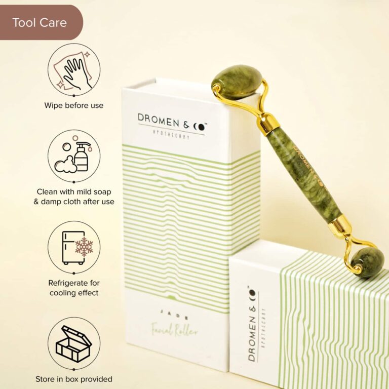 DROMEN & CO Jade Facial Roller - DROMEN & CO