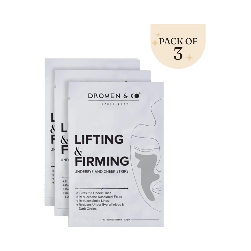 DROMEN & CO Lifting & Firming Undereye and Cheek Strips (3Pcs) - DROMEN & CO