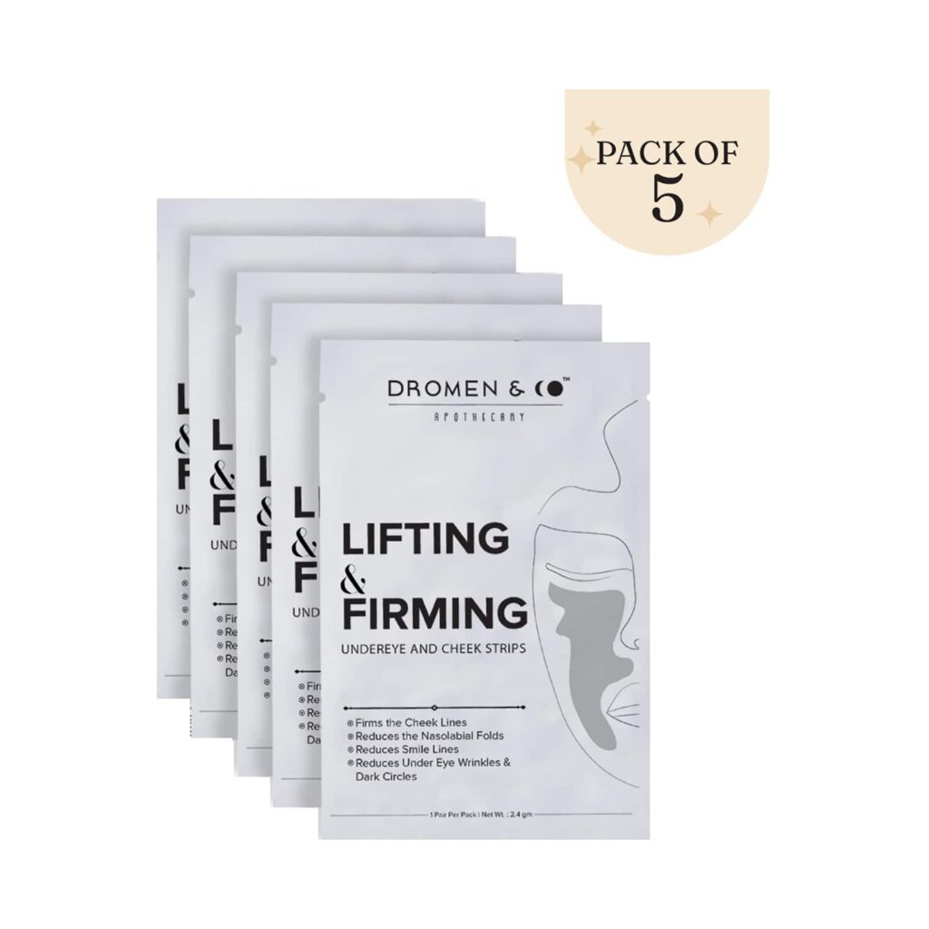 DROMEN & CO Lifting & Firming Undereye and Cheek Strips (5Pcs) - DROMEN & CO